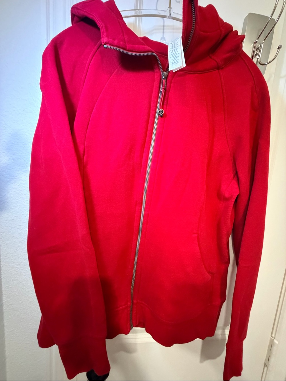 lululemon athletica women Red Zip-Up Hoodie